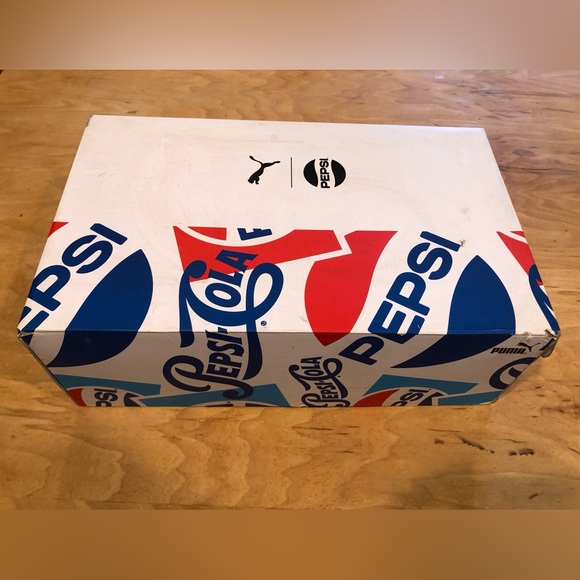 Puma Pepsi RS-0X White Sneakers with Blue and Red Accents - Picture 11 of 11